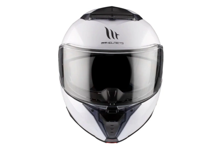Kask motocyklowy MT ATOM 2 SV SOLID GLOSS PEARL WHITE biały