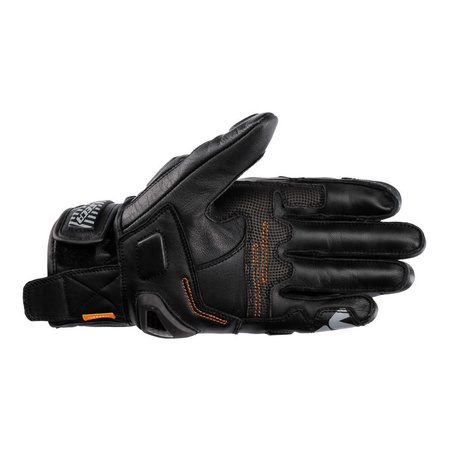 Rękawice motocyklowe SECA TRACKDAY SHORT BLACK czarny
