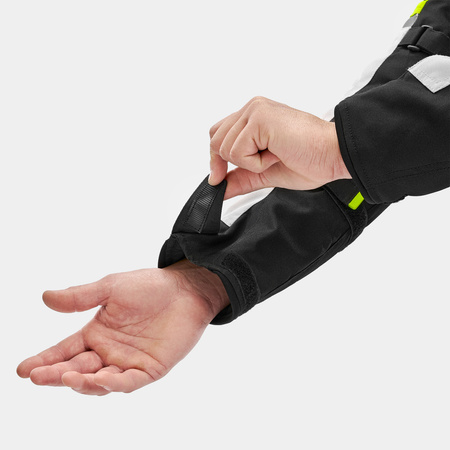 Kurtka motocyklowa VORG CUMULUS FLUO czarny szary żółty fluo