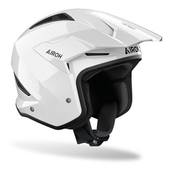 Kask motocyklowy AIROH TRR II COLOR WHITE GLOSS biały