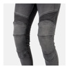 Damskie jeansy motocyklowe OZONE ROXY sprany czarne