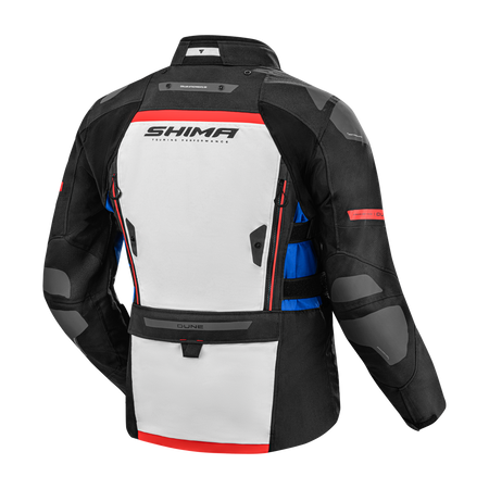 Kurtka motocyklowa SHIMA DUNE BLUE czarny szary niebieski