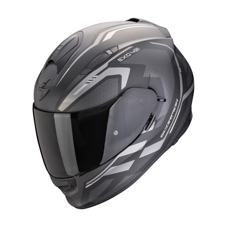 Kask motocyklowy SCORPION EXO-491 KRIPTA BLACK/SILVER czarny srebrny
