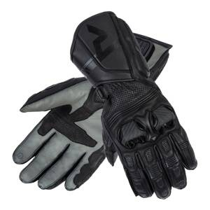 Rękawice motocyklowe sportowe Rebelhorn ST długie czarny-szary
