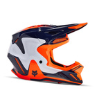 Kask cross offroad motocyklowy FOX V3 Revise Helmet czerwony/żółty