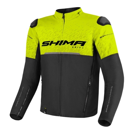 Kurtka motocyklowa tekstylna miejska Shima DRIFT fluo