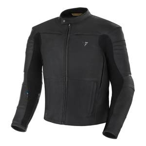 Kurtka motocyklowa miejska skórzana Shima SHADOW TFL czarny