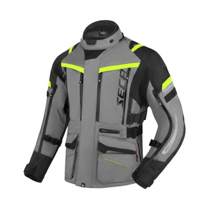 Kurtka motocyklowa SECA ARRAKIS III TITANIUM szary żółty fluo czarny