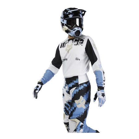 Bluza motocyklowa cross FOX 180 DIGI IMAGE WHITE biały