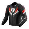 Kurtka motocyklowa skórzana REVIT QUANTUM 3 PRO BLACK/RED czarny czerwony