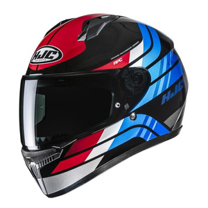 Kask integralny HJC C10 HIPER BLACK/RED czarny czerwony