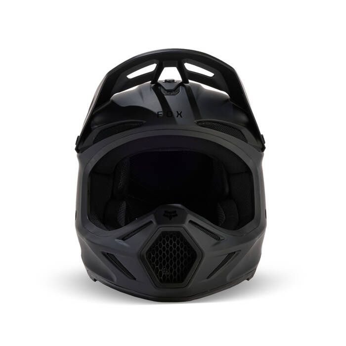 Kask cross offroad motocyklowy FOX V3 Solid Helmet matowy czarny