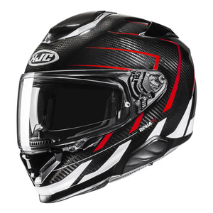Kask motocyklowy integralny HJC RPHA 71 Carbon Cano czarny/czerwony