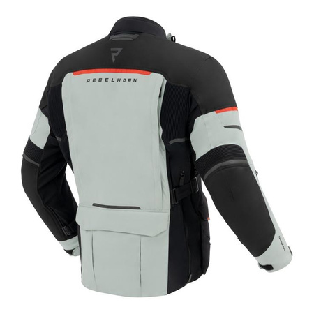 Kurtka motocyklowa tekstylna turystyczna Rebelhorn RANGE czarny-szary-złoty