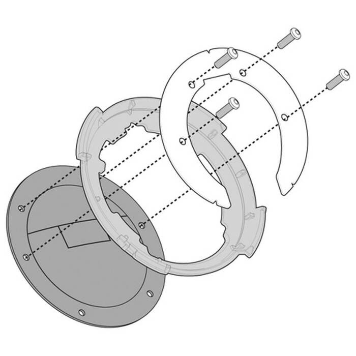 KAPPA System mocowania kufrów motocyklowego TANKLOCK KAWASAKI Z 750 '03-'06