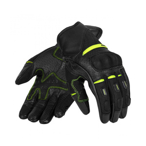 Rękawice motocyklowe SECA AXIS MESH II FLUO YELLOW czarny żółty fluo