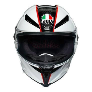 Kask motocyklowy AGV PISTA GP RR SCUDERIA biały czerwony czarny