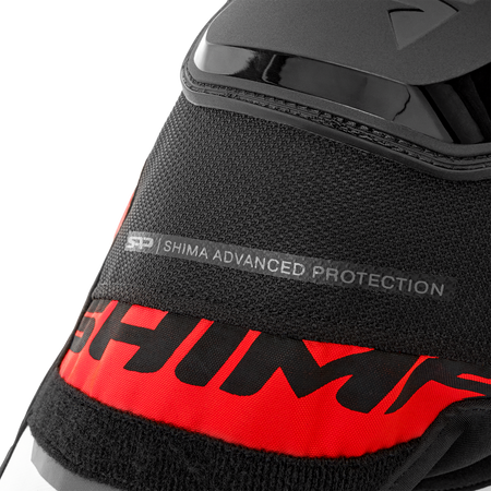 Kurtka motocyklowa tekstylna miejska Shima MESH PRO 2.0 czerwony
