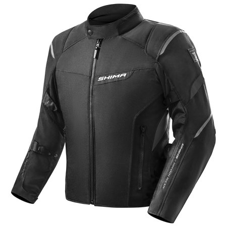 Kurtka motocyklowa tekstylna Shima RUSH 2.0 czarny