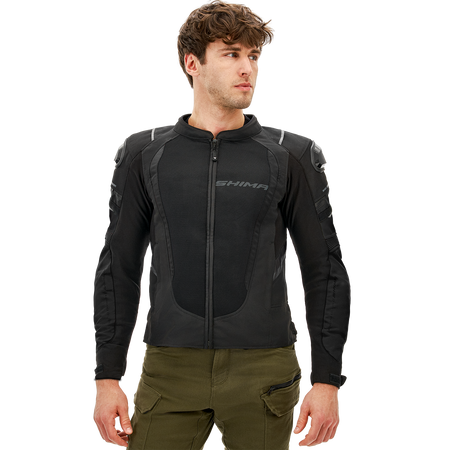 Kurtka motocyklowa tekstylna Shima MESH PRO 2.0 czarny