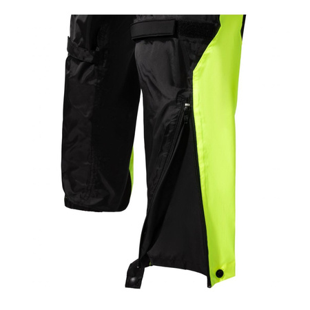 Kombinezon przeciwdeszczowy motocyklowy SECA MONSUN EVO BLACK/FLUO czarny żółty fluo