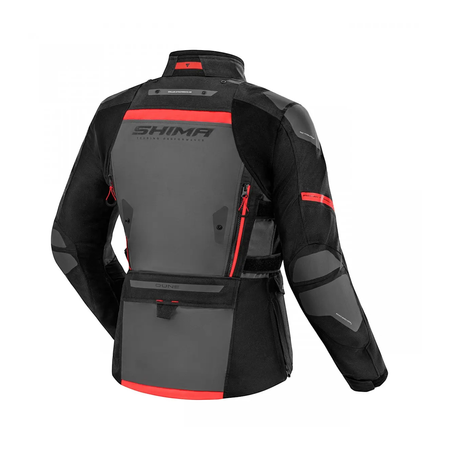 Kurtka motocyklowa damska SHIMA DUNE LADY RED czarny szary czerwony