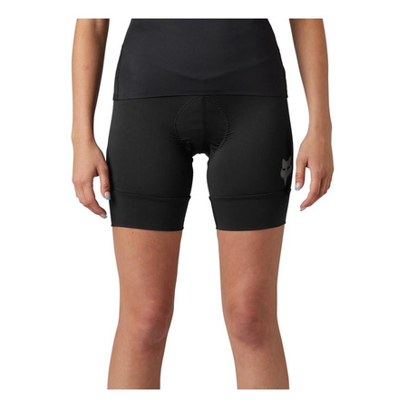 Spodenki rowerowe damskie FOX Lady Tecbase Lite Liner Black