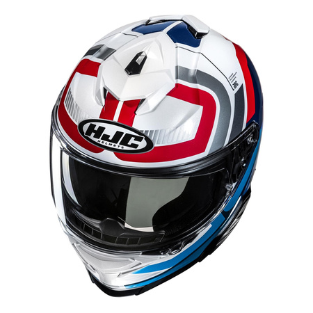 Kask motocyklowy HJC I71N Viz niebieski/czerwony