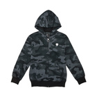 Bluza z kapturem na zamek dziecięca FOX Junior Head Black Camo