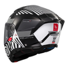 Kask motocyklowy MT ATOM 2 SV STRANGE BLACK/WHITE czarny biały