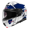 Kask motocyklowy SCHUBERTH C5 ECE GLOBE BLUE biały niebieski czerwony