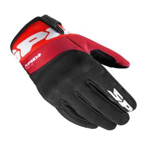 Rękawice motocyklowe SPIDI FLASH-KP BLACK/RED czarny czerwony biały