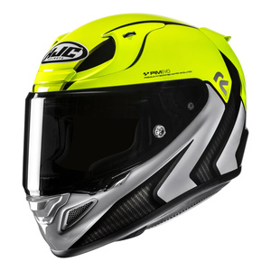 Kask motocyklowy integralny HJC RPHA 12 Kos żółty/szary