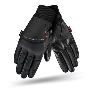 Damskie rękawice motocyklowe miejskie na zimę Shima OSLO WIND czarny
