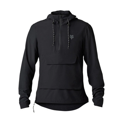 Bluza rowerowa z kapturem FOX Ranger Wind Pullover Black