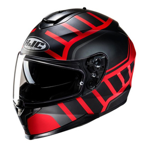 Kask motocyklowy integralny HJC C70N Holt czarny/czerwony