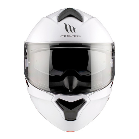 Kask motocyklowy MT GENESIS SV SOLID GLOSS PEARL WHITE biały