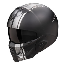 Kask motocyklowy SCORPION EXO-COMBAT II LORD BLACK/SILVER czarny srebrny