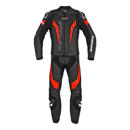Kombinezon dwuczęściowy SPIDI LASER TOURING BLACK/RED czarny czerwony