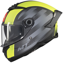 Kask motocyklowy integralny MT Thunder 4 SV Threads szary-zielony matowy