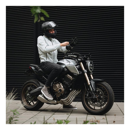 Jeansy motocyklowe Rebelhorn NOMAD Tapered Fit czarne vintage