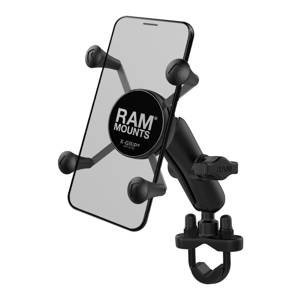 Zestaw montażowy z uniwersalnym uchwytem Ram Mount X-Grip mocowany do ramy kierownicy