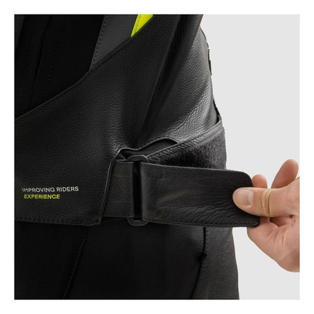 Kurtka motocyklowa REBELHORN VELOCE BLACK/GREY/FLUO YELLOW czarny szary żółty fluo