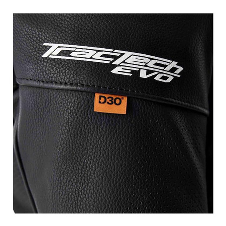 Kurtka motocyklowa skórzana RST TRACTECH EVO D3O BLACK/WHITE czarny biały