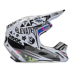 Kask cross FOX V1 IMAGE COSMO WHITE/BLACK biały czarny
