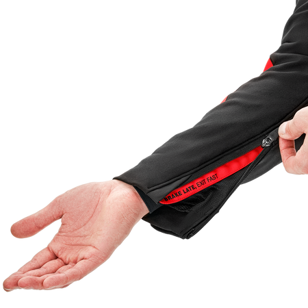 Kurtka motocyklowa tekstylna miejska Shima MESH PRO 2.0 czerwony