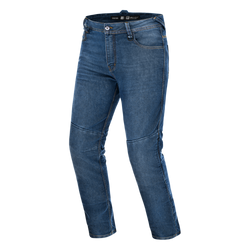 Spodnie jeans SHIMA RIDGE BLUE niebieski