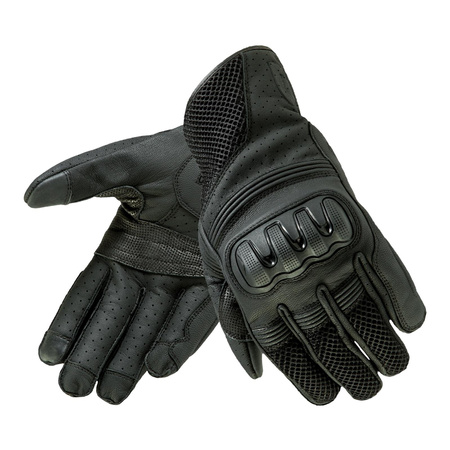 Damskie rękawice motocyklowe OZONE TOWN II CE czarne