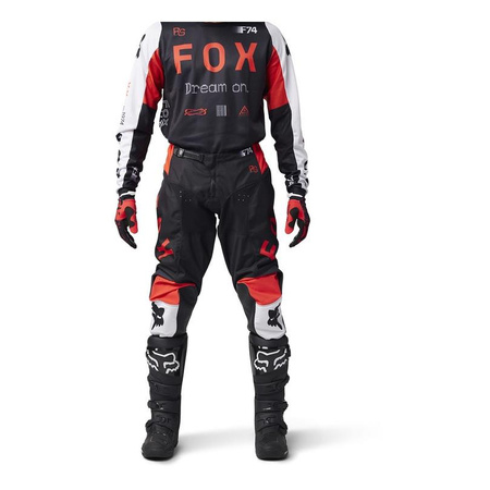 Spodnie motocyklowe FOX 180 Race Spec Fluorescent Red