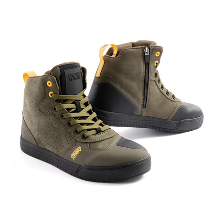 Buty motocyklowe trampki Rebelhorn SPIKE oliwkowy